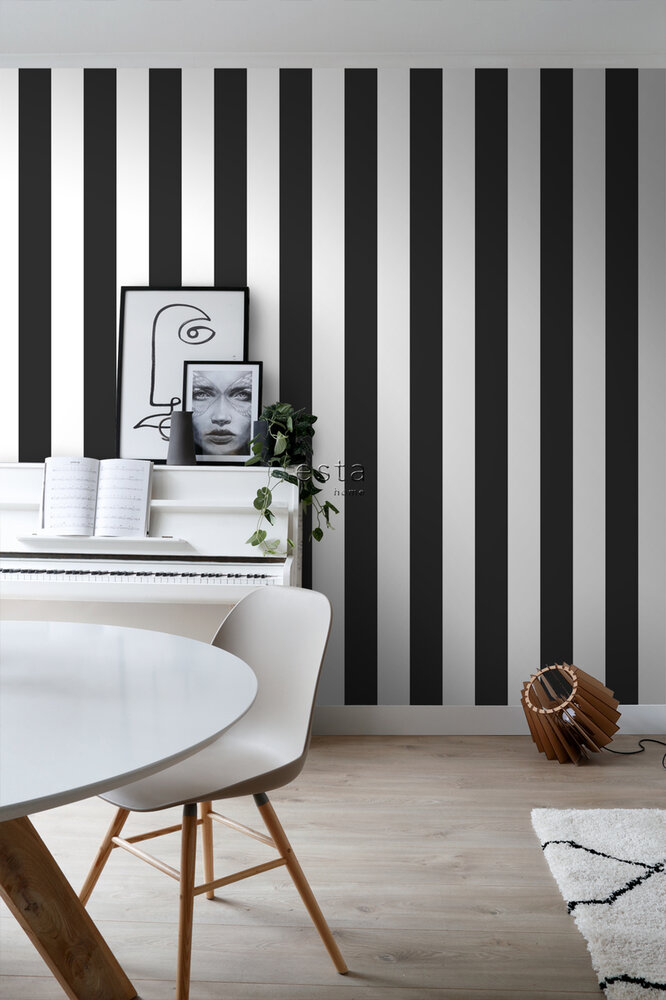 Esta Home Black &amp; White 139111 (incl. Gratis Lijm*) - Zwart Wit