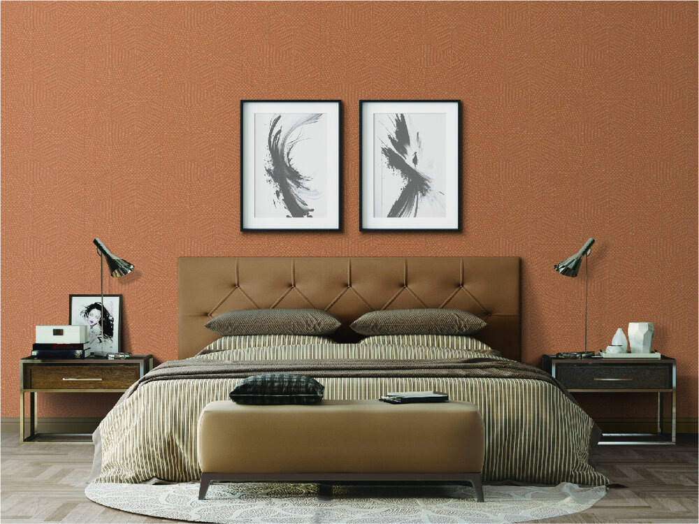 Dutch Wallcoverings Exclusive Threads TP422957 Oranje