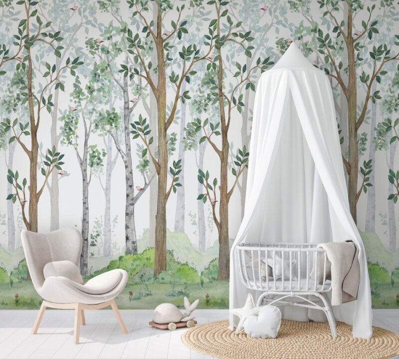 Noordwand Kids Walls Little Adventures 45869 Groen - Bruin