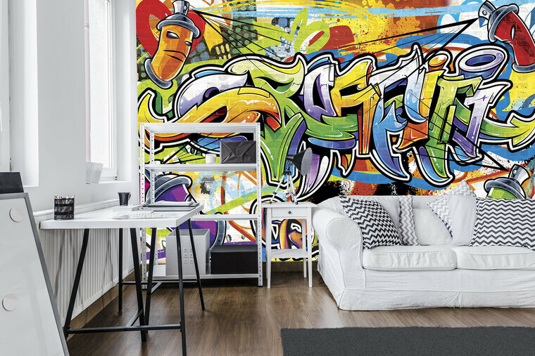 FBK Graffiti Fotobehang 1400