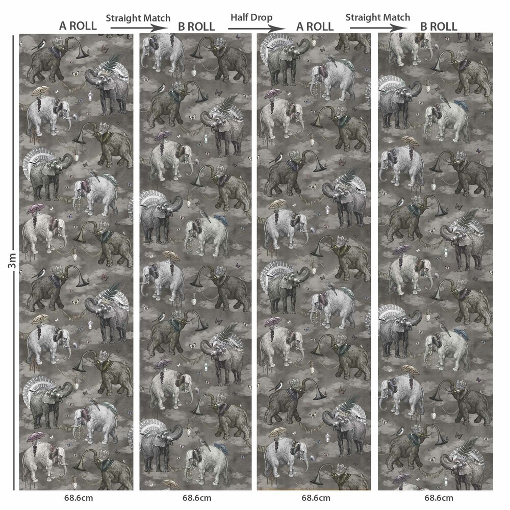 Santorus I Elephant&#039;s March - Argentum (A+B set) WP030423 (*incl. Gratis Lijm*)