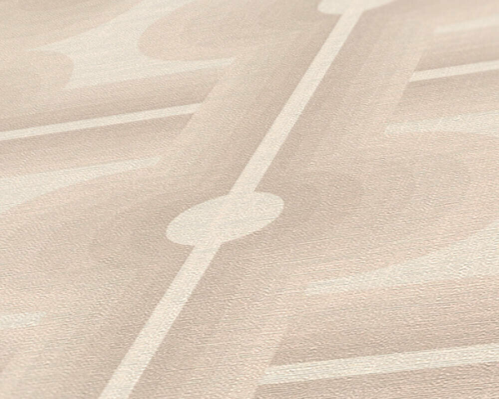 AS Creation Retro Chic - 39533-5 / 395335 Beige - Cr&egrave;me