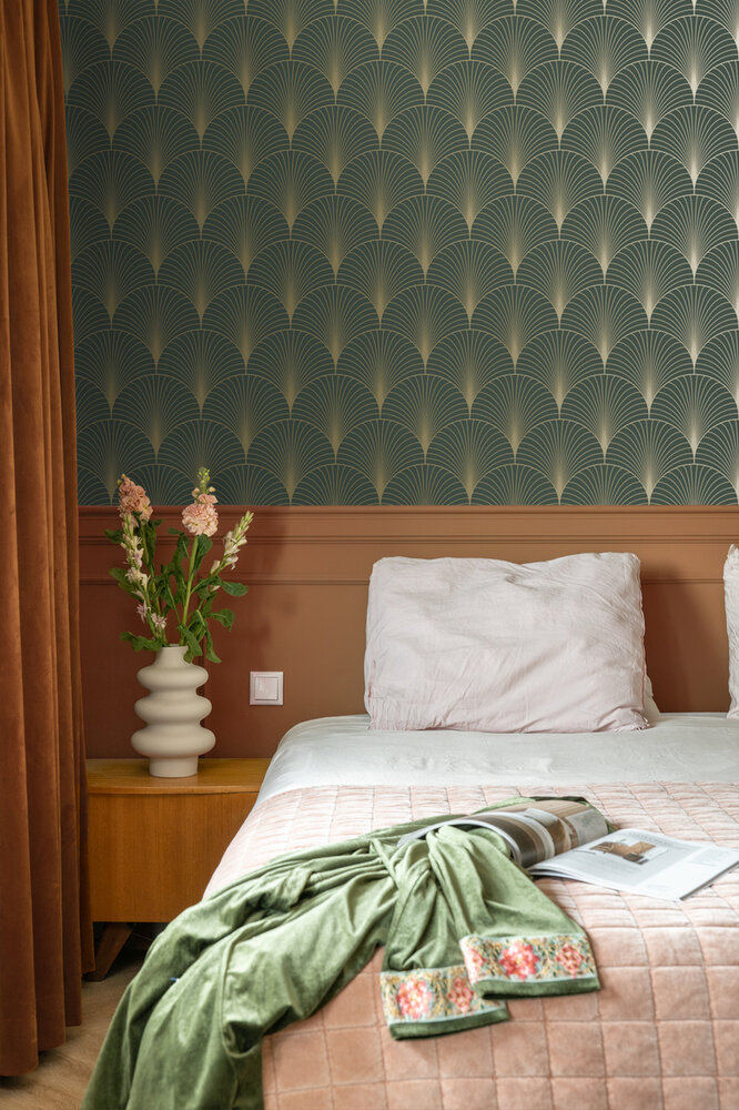 Esta Home Bloom Groen Goud 139584 (incl. Gratis Lijm*)