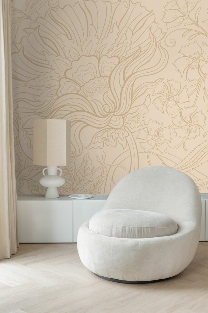 Esta Home Bloom Beige 159411 (incl. Gratis Lijm*)