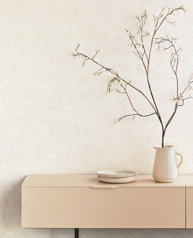 Eijffinger Gilded 340110 (incl. Gratis Lijm*) Cr&eacute;me