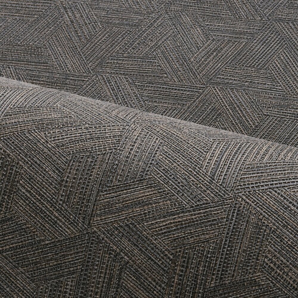 Casamance Nature Précieuse - Textures (incl. Gratis Lijm**) 76480814 - Zwart