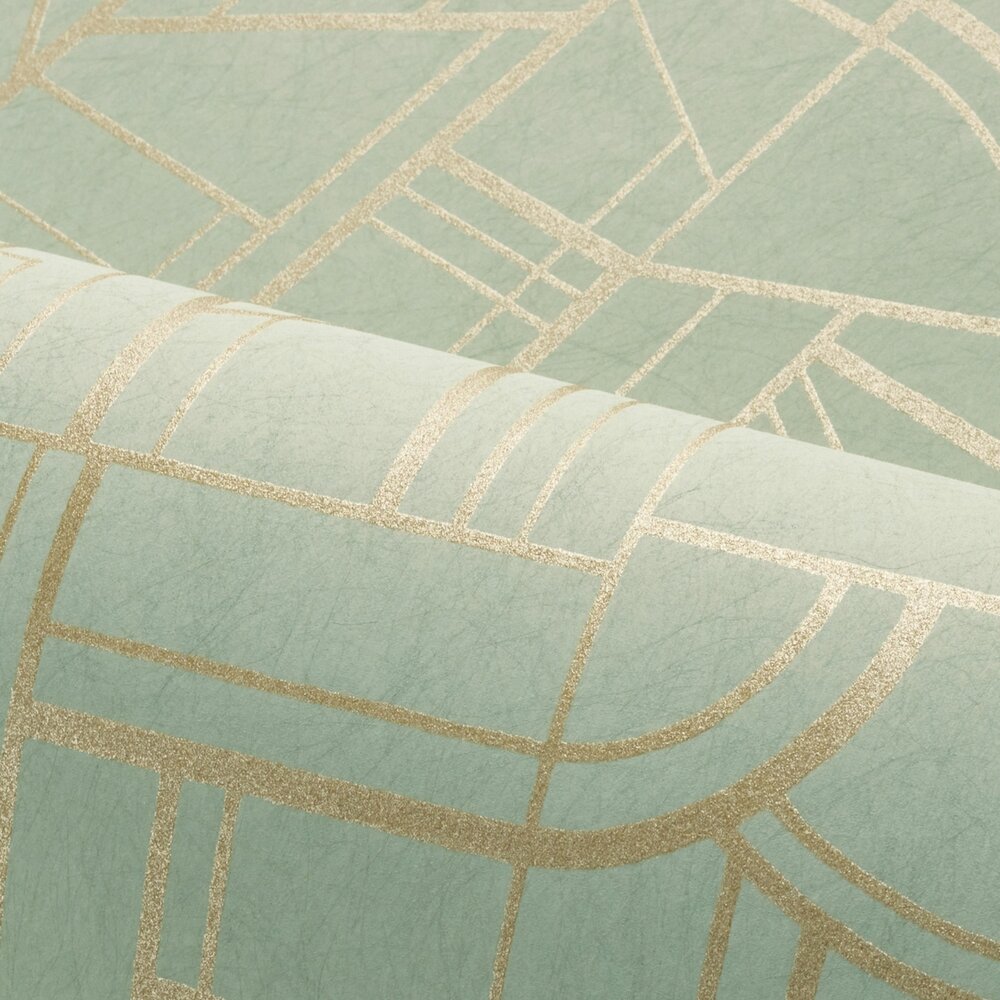 Casamance Faubourg Des Lumières (incl. Gratis Lijm**) 76292854 - Groen