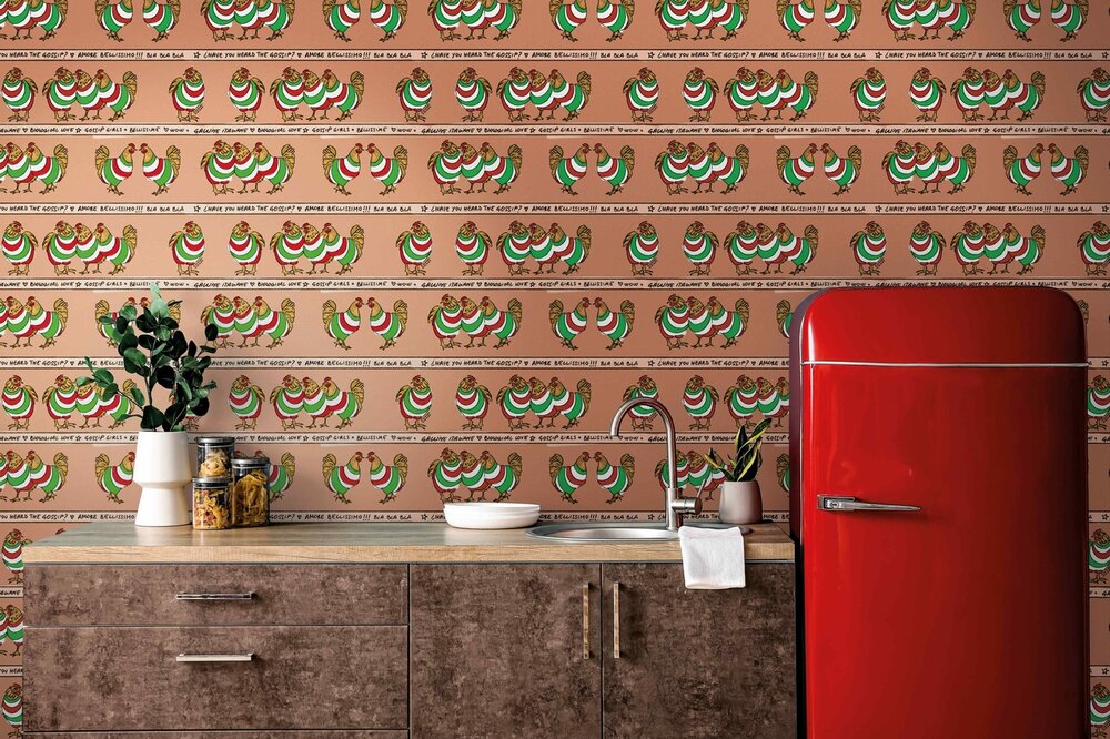 HookedOnWalls ENRIQUEZLAND GALLINE ITALIANE 25511 (incl. Gratis Lijm*)