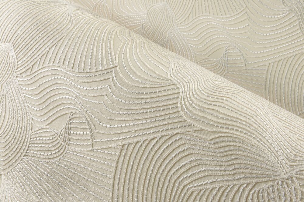 Arte MOOOI GREEN HOUSE TECHNO BEE EMBROIDERED MO5040 Wit (incl. Gratis Lijm*)