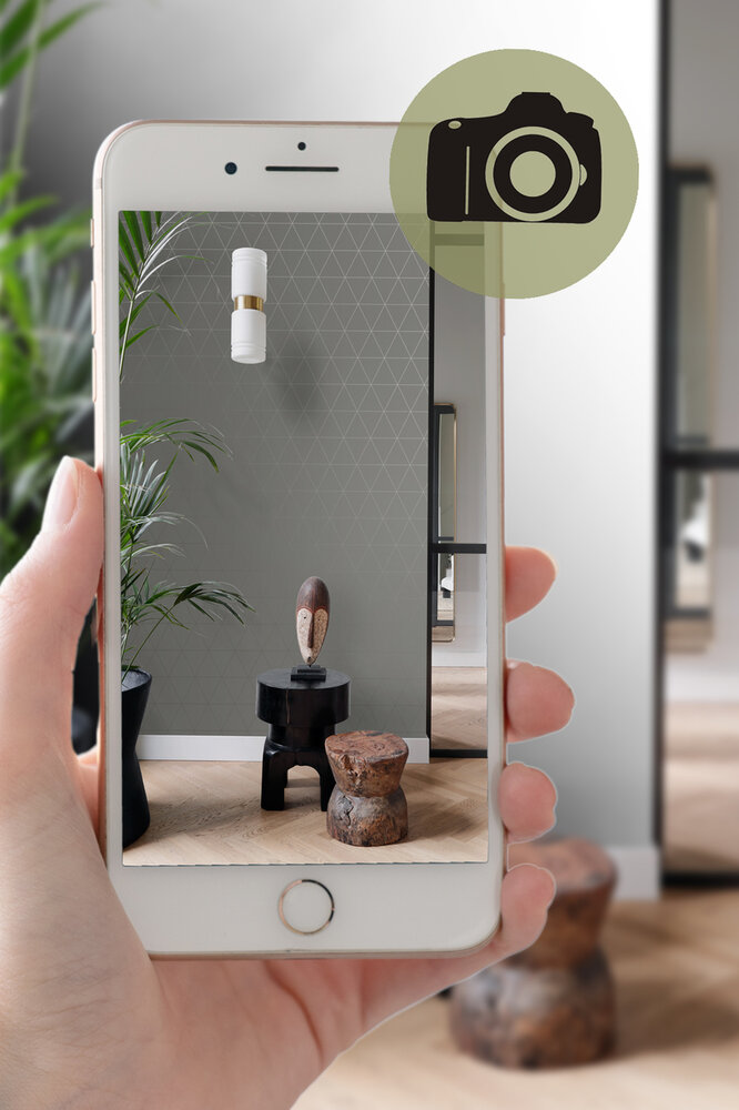 Origin Wallcoverings City Chic (incl. Gratis Lijm*) 347716 - Grijs