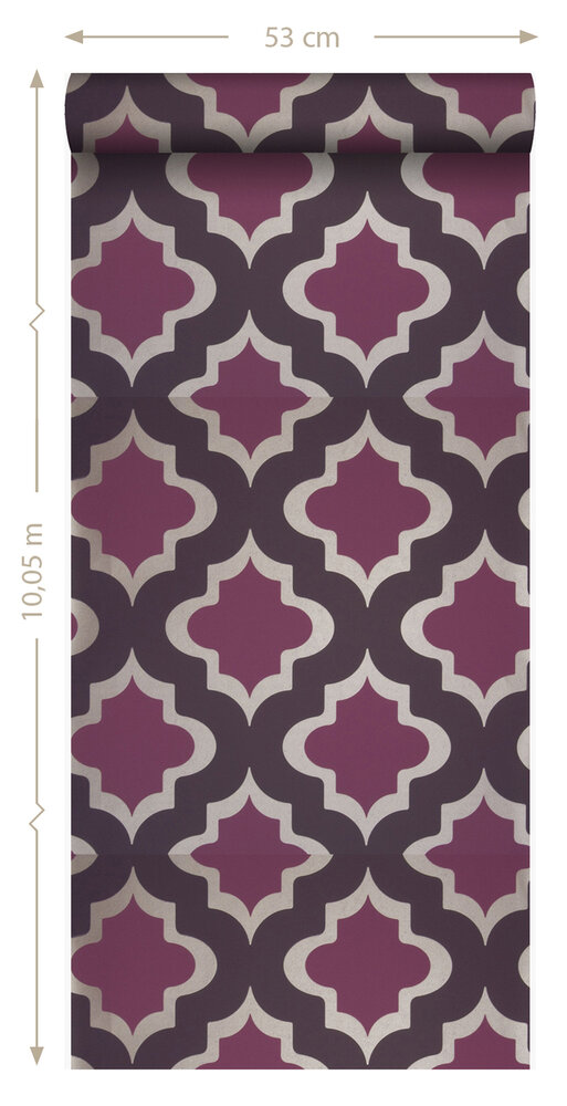 Origin Wallcoverings Couture (incl. Gratis Lijm*) 307101 - Rood