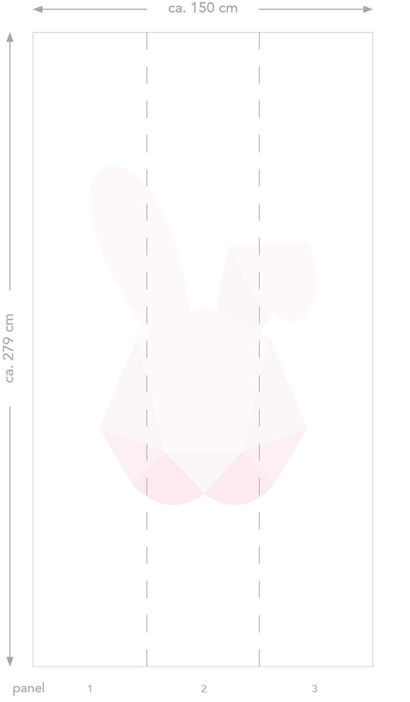 Origin Wallcoverings Hide &amp; Seek (incl. Gratis Lijm*) 357211 - Wit / Roze