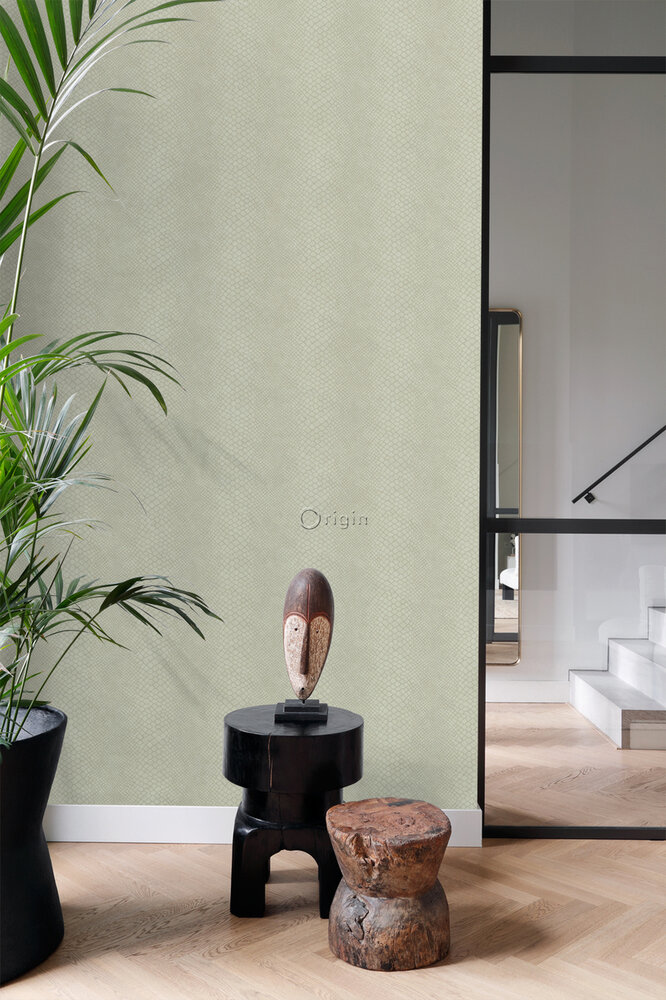 Origin Wallcoverings Luxury Skins (incl. Gratis Lijm*) 347767 - Grijs / Beige