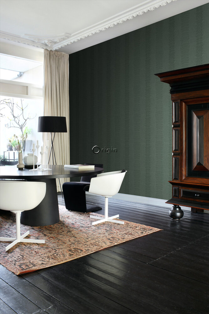 Origin Wallcoverings Luxury Skins (incl. Gratis Lijm*) 347772 - Groen
