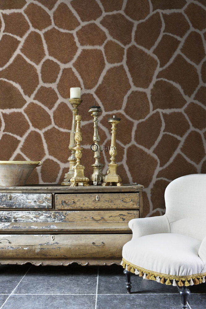 Origin Wallcoverings Luxury Skins (incl. Gratis Lijm*) 357244 - Bruin