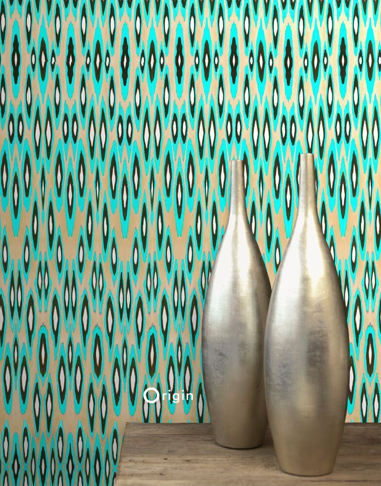Origin Wallcoverings Mariska Meijers (incl. Gratis Lijm*) 356902 - Blauw / Groen