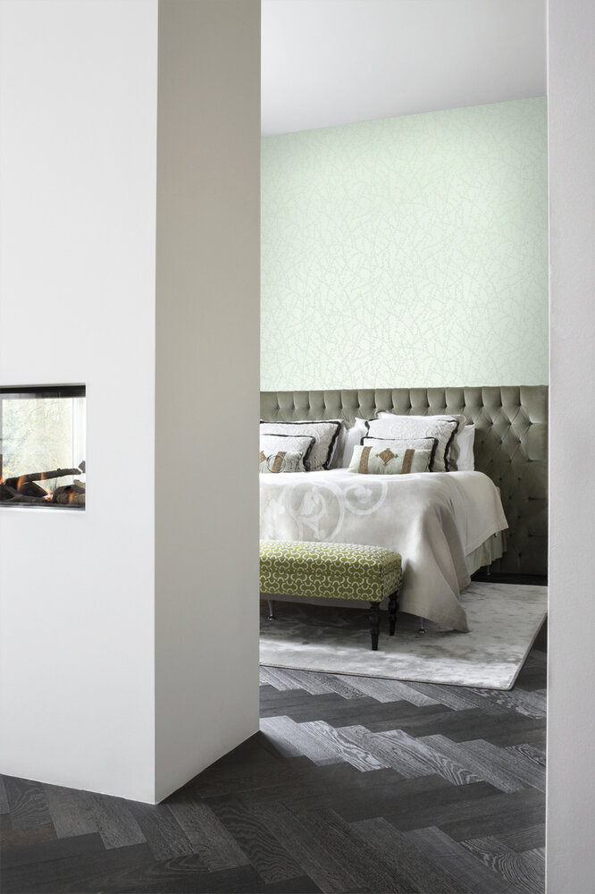 Origin Wallcoverings Metropolitan (incl. Gratis Lijm*) 345735 - Groen