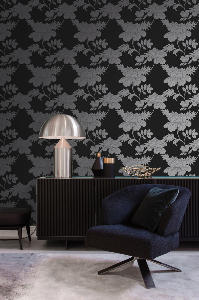 Origin Wallcoverings Ouverture (incl. Gratis Lijm*) 345927 - Zwart