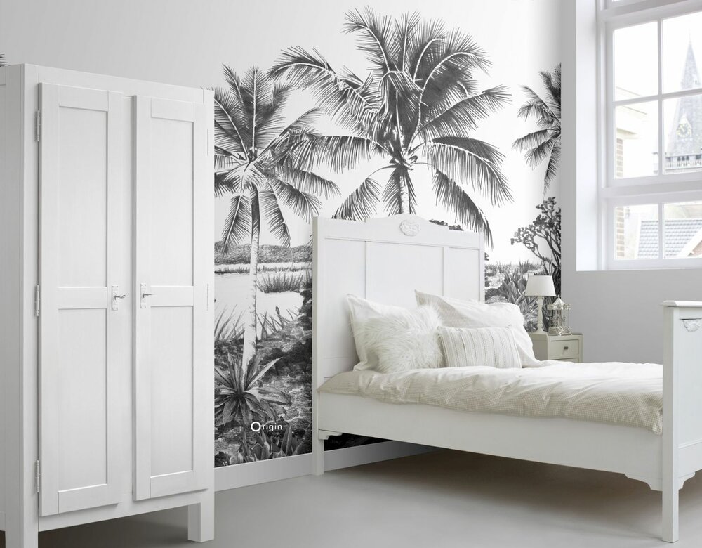 Origin Wallcoverings Precious (incl. Gratis Lijm*) 357224 - Zwart / Wit
