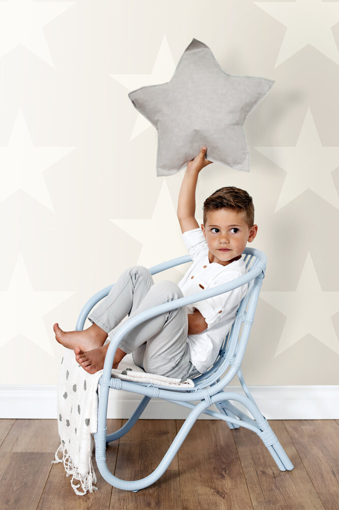 Origin Wallcoverings Upstairs Downstairs (incl. Gratis Lijm*) 346825 - Beige