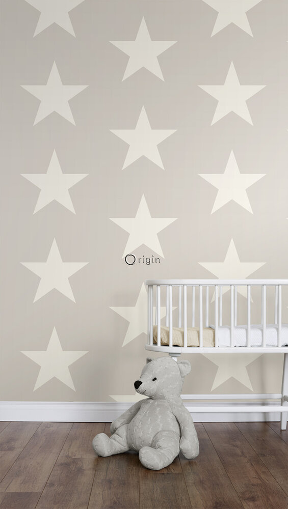 Origin Wallcoverings Upstairs Downstairs (incl. Gratis Lijm*) 346826 - Grijs
