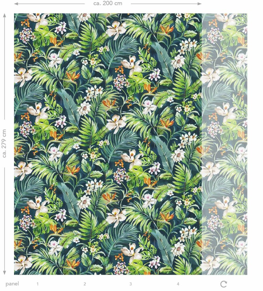 Origin Wallcoverings Wunderkammer (incl. Gratis Lijm*) 357207 - Groen