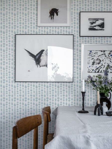 Dutch Wall Decor Gammalsvenska Klassiker 527-04 (incl. Gratis Lijm*) Blauw