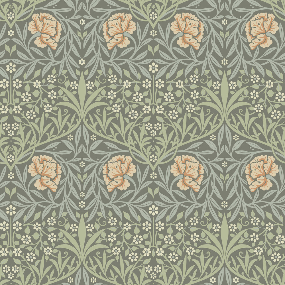Dutch First Class Hidden Treasures 2 82046 - Groen / Roze Behang