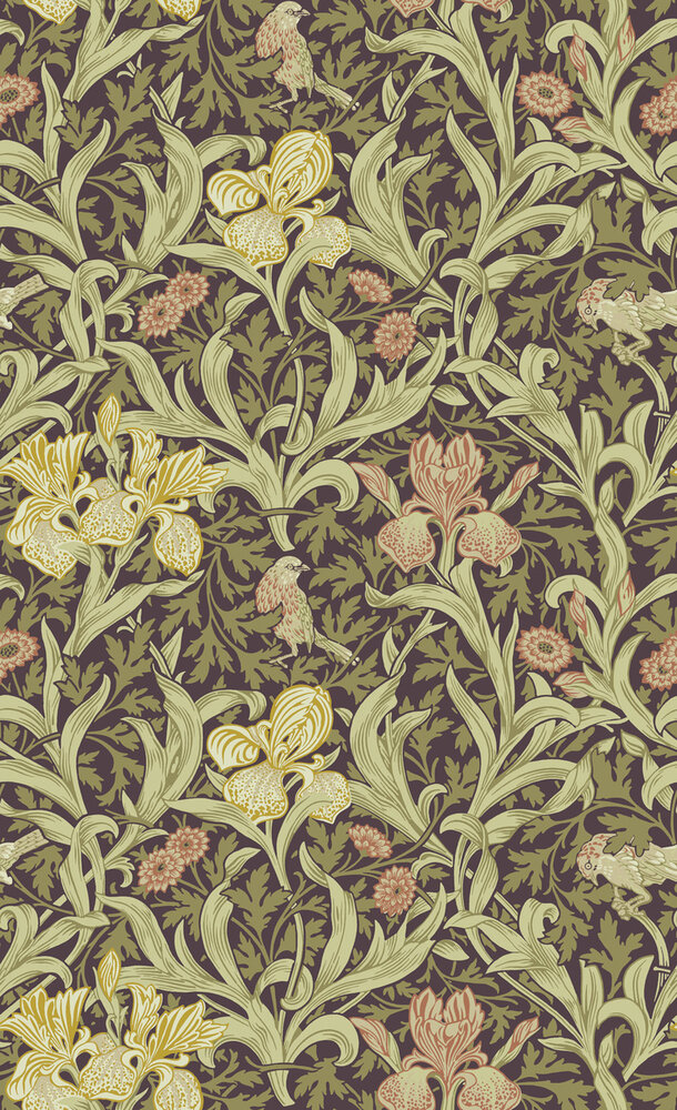 Dutch First Class Hidden Treasures 2 82052 - Bruin / groen Behang