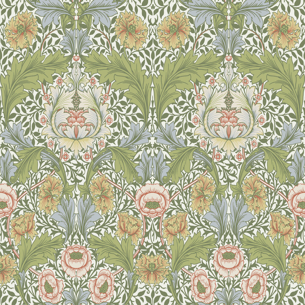 Dutch First Class Hidden Treasures 2 82058 - Groen / geel Behang