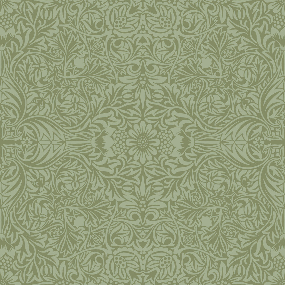 Dutch First Class Hidden Treasures 2 82071 - Groen Behang