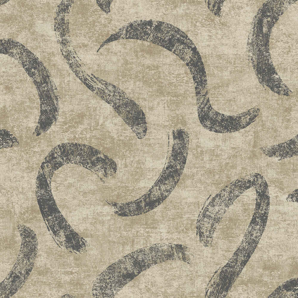 Dutch First Class Sahara 66032 - Beige / zwart Behang
