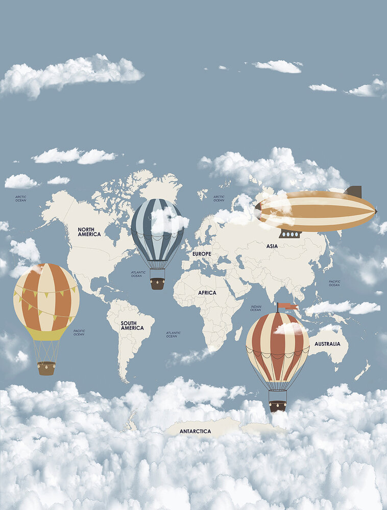 Dutch Wallcoverings Cute Walls CW6037-1 - Multicolours Behang