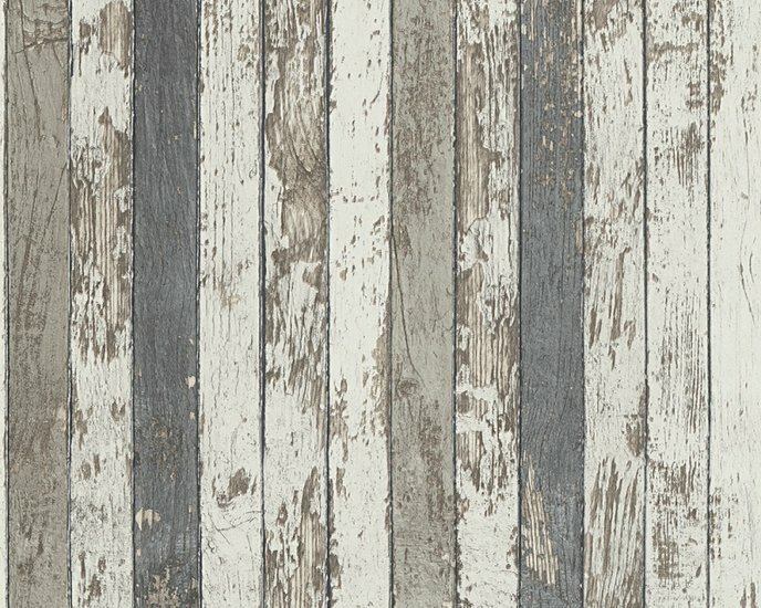 AS Creation Best of Wood ?n stone 2 95914-2 - Grijs / Bruin Behang