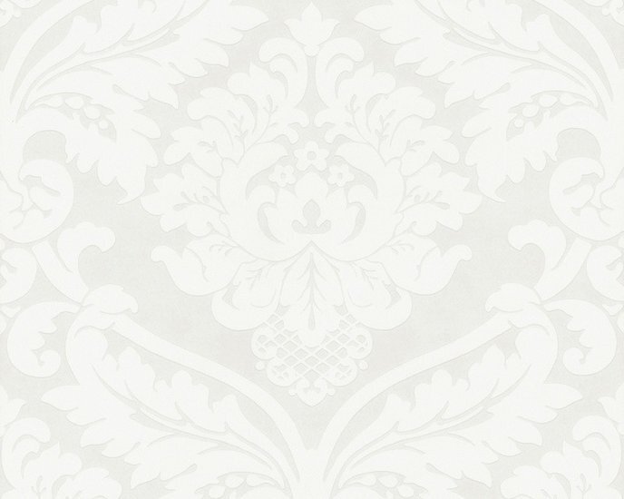 Living Walls Flock 4 behang 5543-38 - Wit Behang