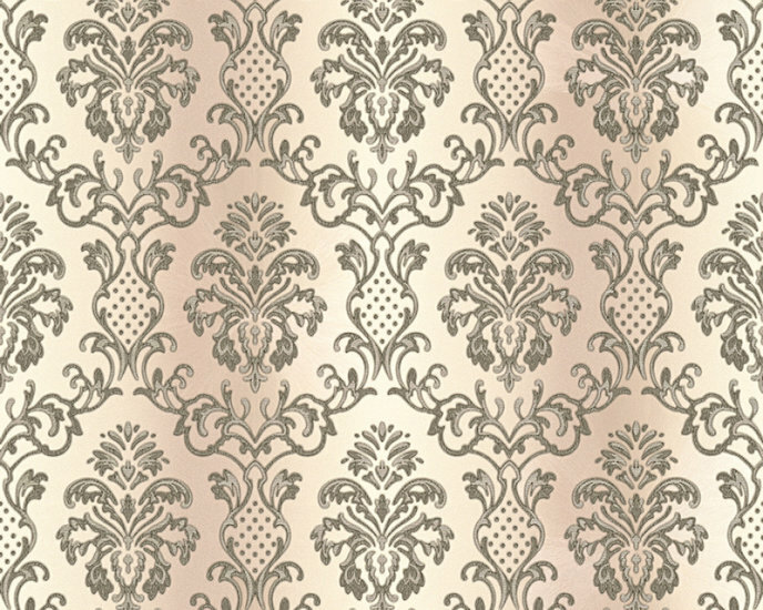 AS Creation Hermitage 10 - 335451 - 33545-1 - Creme / Zwart Behang