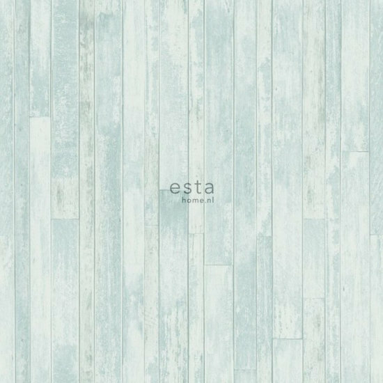 Esta Greenhouse 128837 - Turquoise Behang