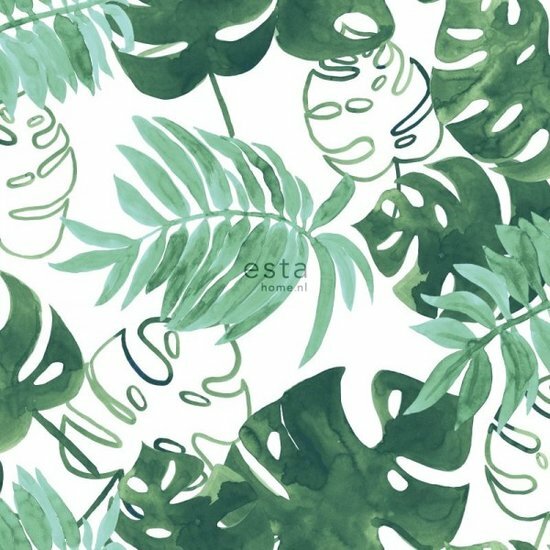 Esta Greenhouse 138886 - Groen Behang