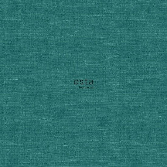 Esta Boho Chic 148696 - Turquoise - Groen Behang