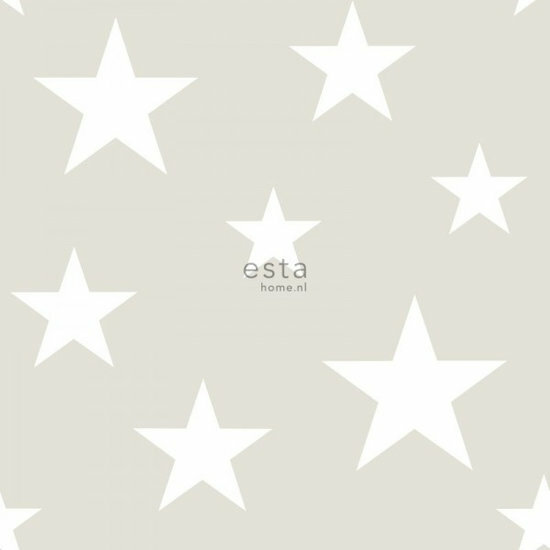 Esta Little Bandits 128866 - Grijs Behang