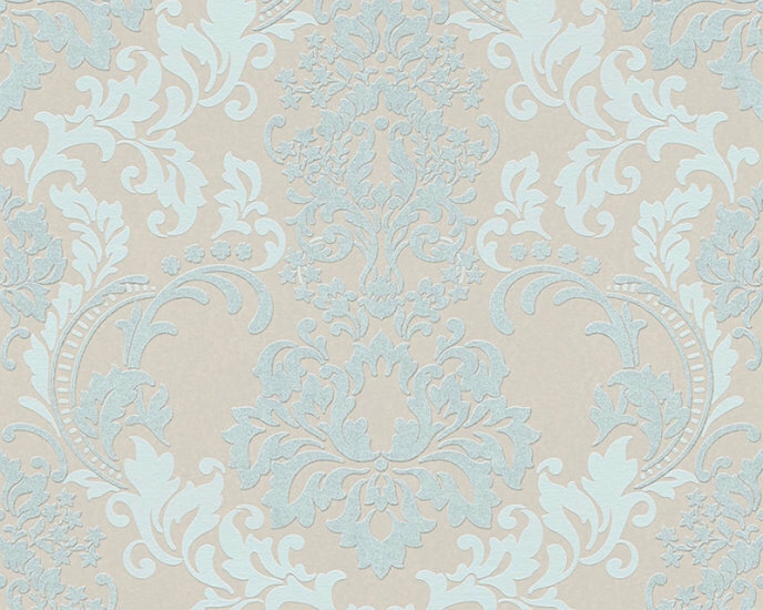 AS Creation Neue Bude 2.0 36166-2 - Blauw / Beige Behang