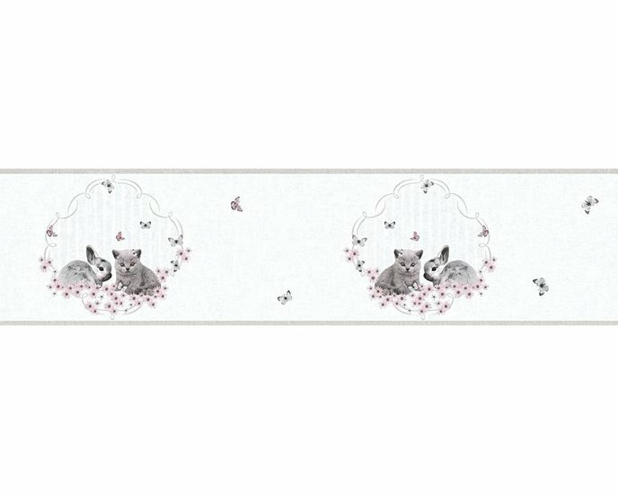 AS Creation Little Stars 35567-2 - Grijs / Bont Behang