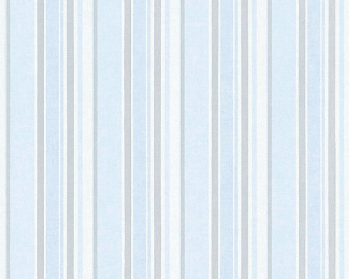 AS Creation Little Stars 35849-3 - Blauw / Zilver Behang