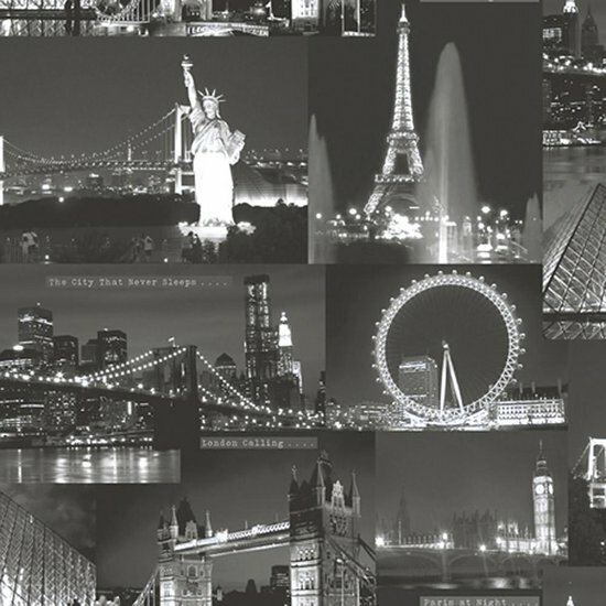 Dutch Wallcoverings Imaginarium Night City 11330 Behang
