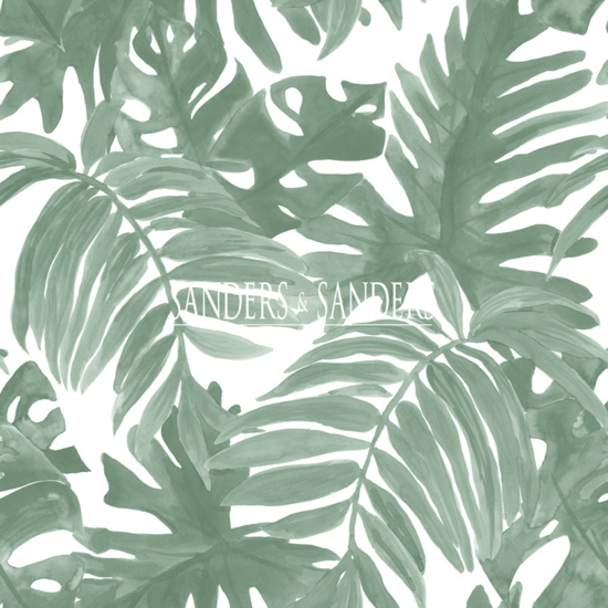 Sanders &amp; Sanders 935265 - Groen Behang