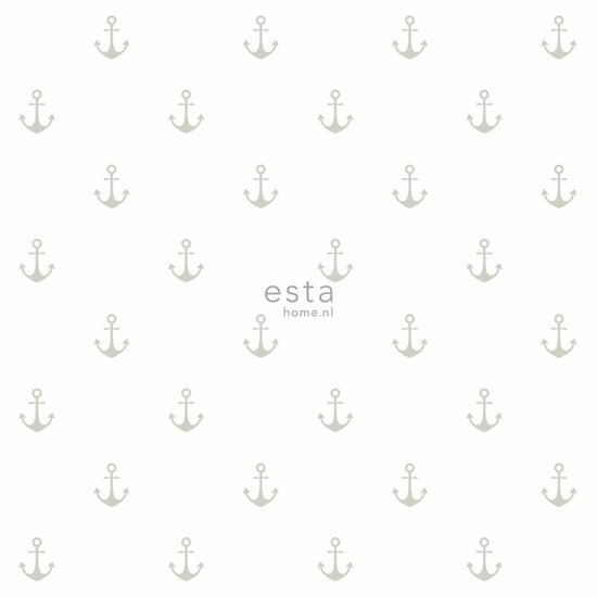 Esta Regatta Crew - Surf Edition 138964 - Zilver - Wit Behang