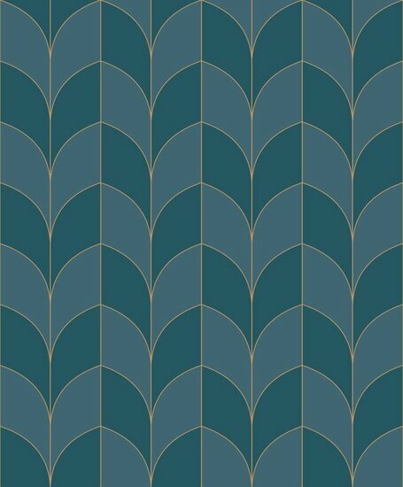 Casadeco Belle Epoque BEEP82256203 - Blauw Behang