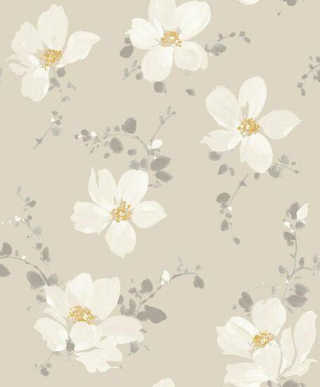 Casadeco Florescence FLRE82321202 - Roze / Beige Behang