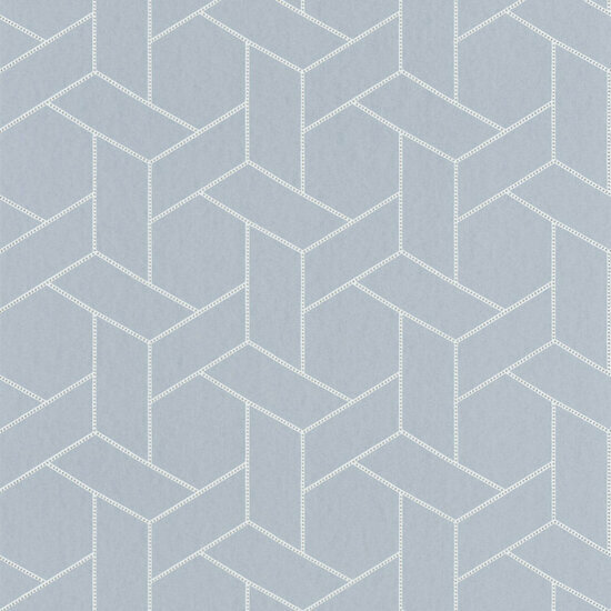 Casadeco Helsinki HELS82036132 - Blauw / Wit Behang