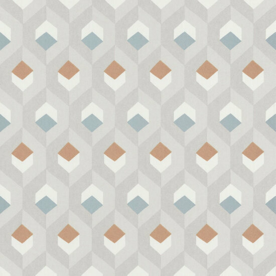 Casadeco Helsinki HELS82051120 - Beige / Blauw Behang